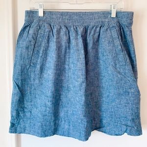 DISCOUNTED - LOFT Heathered Elastic Waist Skirt